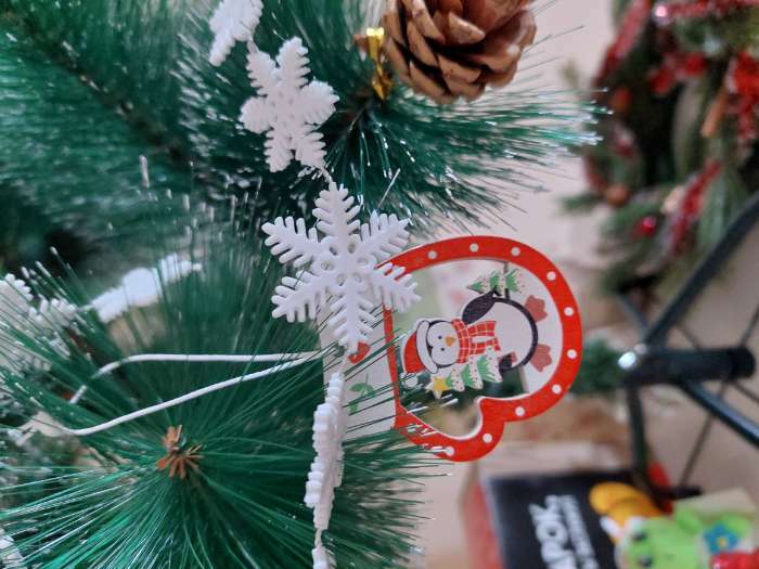 Фотография покупателя товара Елочные игрушки «Варежки», 2 шт. - Фото 1