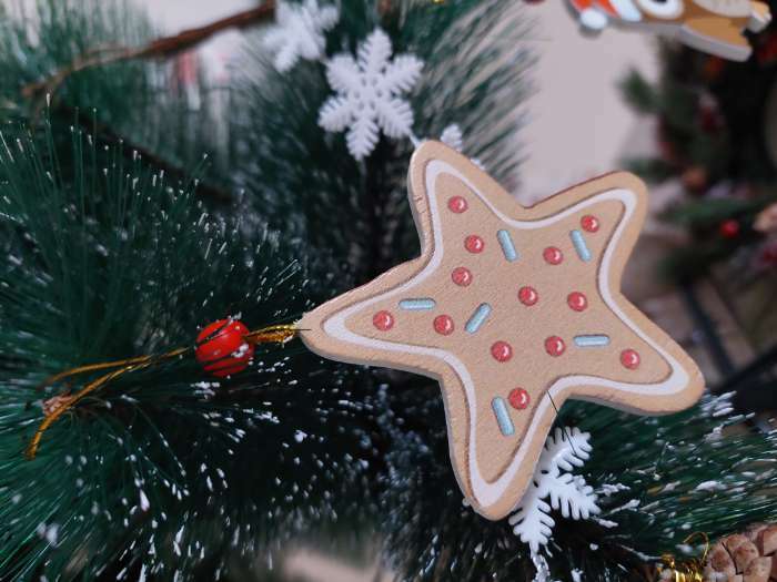 Фотография покупателя товара Елочная игрушка «Печенька», МИКС - Фото 2