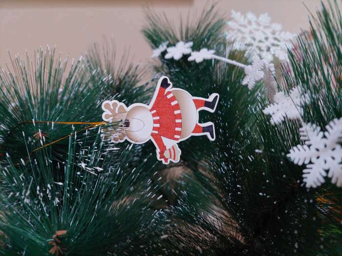 Фотография покупателя товара Елочная игрушка деревянная «Снеговик и Дед Мороз», МИКС - Фото 3