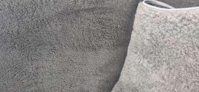 Фотография покупателя товара Накидка на сиденье, натуральная шерсть, 145х55 см, серая - Фото 8