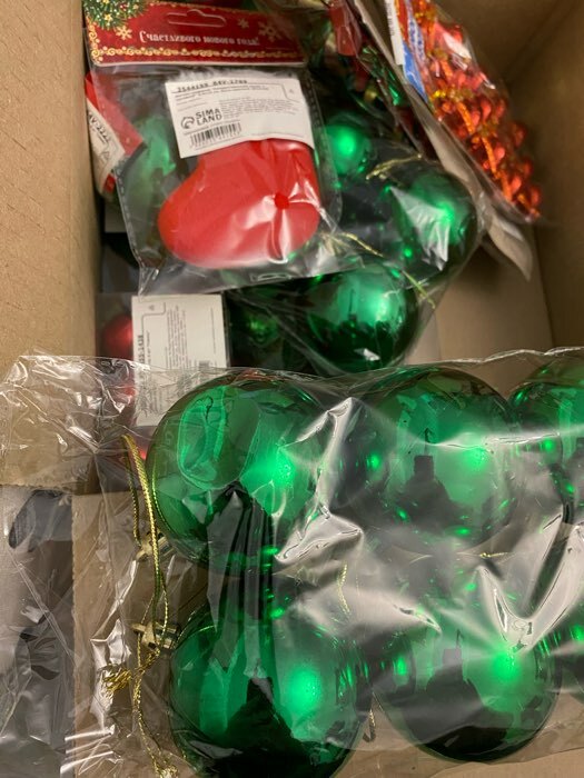Фотография покупателя товара Набор шаров пластик d-6 см, 6 шт "Глянец" зелёный