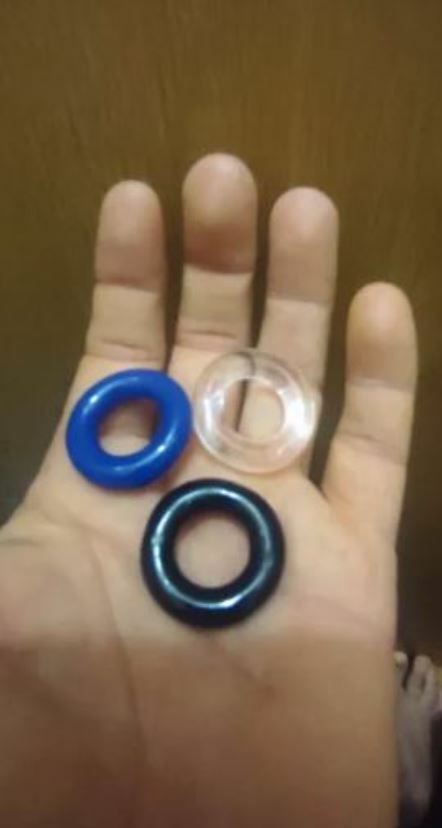 Фотография покупателя товара Эрекционные кольца, гелевый силикон, гладкие, набор 3 шт - Фото 1