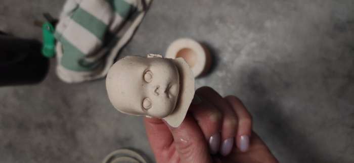 Фотография покупателя товара Молд силикон "Голова младенца" №17 3,5х4х3,5 см - Фото 2