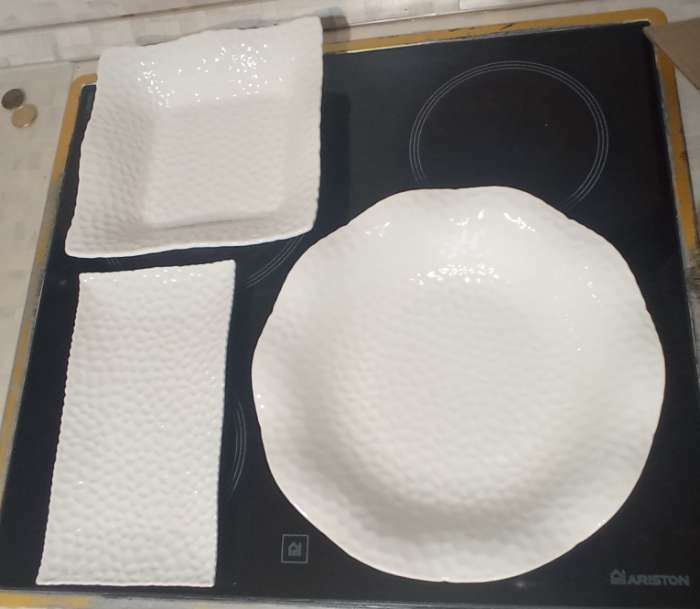 Фотография покупателя товара Блюдо керамическое сервировочное «Воздушность», 25,5×14 см, цвет белый