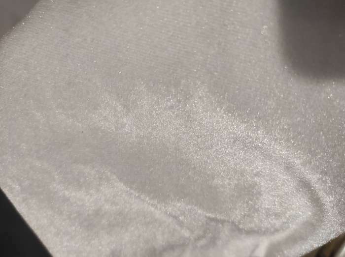 Фотография покупателя товара Отрез для рукоделия, плюш, цвет белый, 53 × 50 см