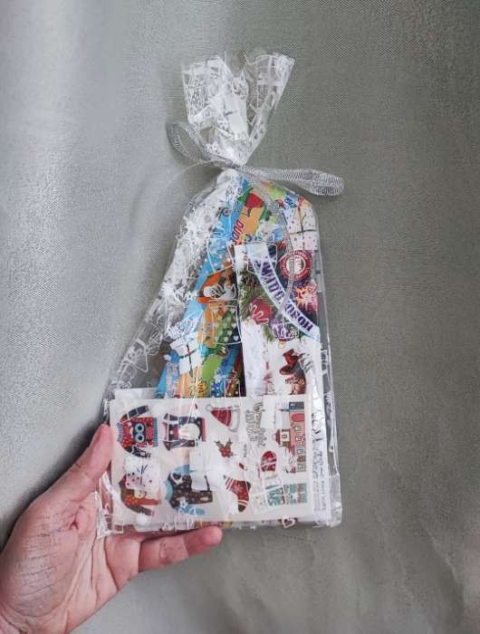 Фотография покупателя товара Пакет фасовочный БОПП, с донной складкой, "Подарки" 15*30 см