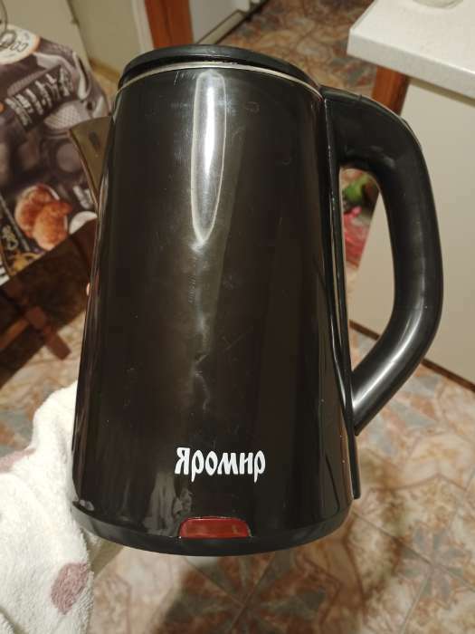 Фотография покупателя товара Чайник электрический "ЯРОМИР" ЯР-1059, пластик, 1.8 л, 1500 Вт, черный - Фото 2