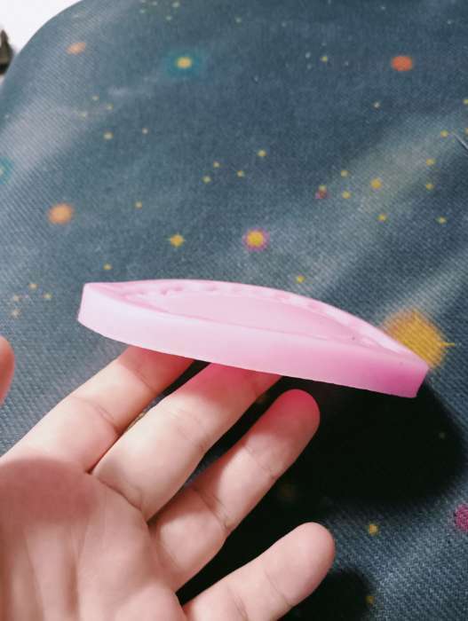 Фотография покупателя товара Молд «Табличка», силикон, 11,3×7,4 см, цвет МИКС - Фото 4