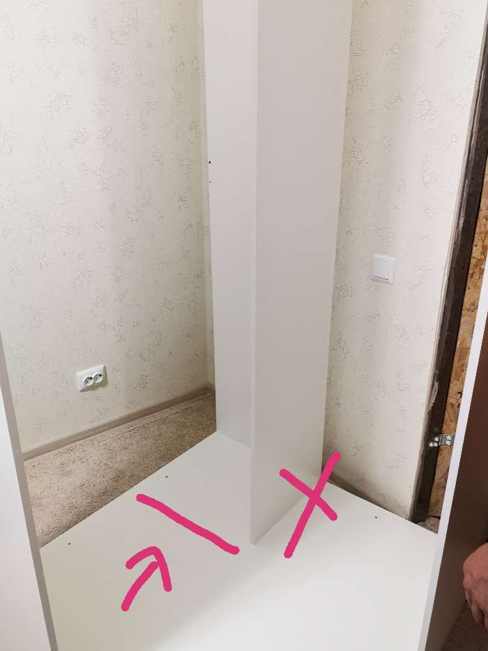 Фотография покупателя товара Шкаф угловой «Тиффани» №35, с зеркалом, 1070×1070×2250 мм, цвет белый текстурный - Фото 11