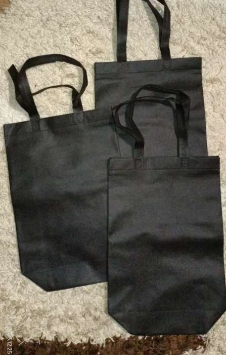Фотография покупателя товара Сумка (пакет) шоппер, 42х10х30 см, без подклада, черная