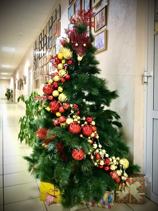 Фотография покупателя товара Маска «Дракон», красный 21×30 - Фото 1