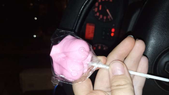 Фотография покупателя товара Карамель на палочке «Мега Мистер» алый, (18+), 120 г - Фото 3