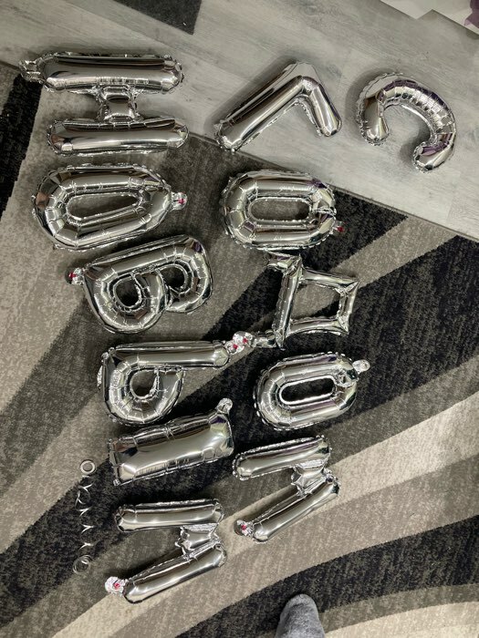 Фотография покупателя товара Шар фольгированный 17" «С Новым Годом», заглавные буквы, цвет серебряный - Фото 10