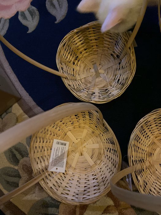 Фотография покупателя товара Корзина плетёная, бамбук, натуральный цвет, низкая - Фото 21