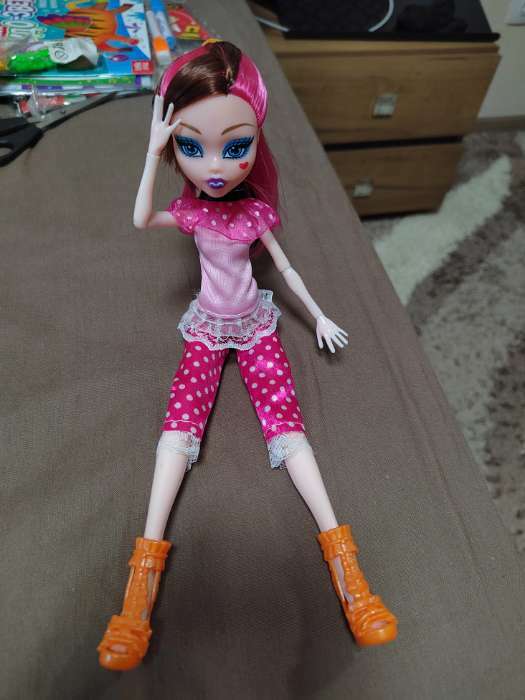 Фотография покупателя товара Кукла модная шарнирная «Лина», МИКС - Фото 1