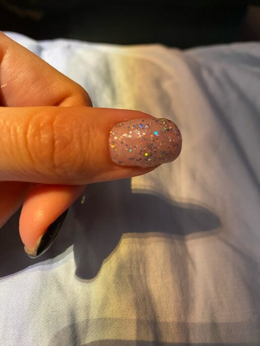 Фотография покупателя товара Гель-лак для ногтей "Искрящийся бриллиант", трёхфазный LED/UV, 10мл, цвет 001 серебряный - Фото 4