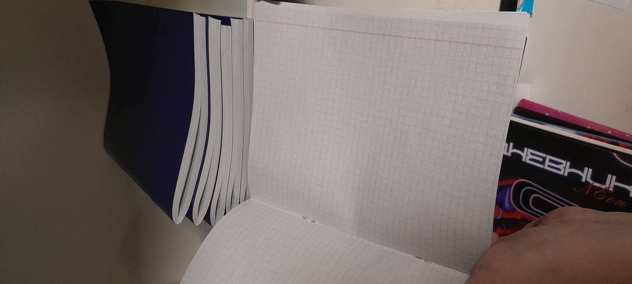 Фотография покупателя товара Тетрадь 48 листов в клетку Calligrata, бумвинил, блок №2, эконом, синий - Фото 1