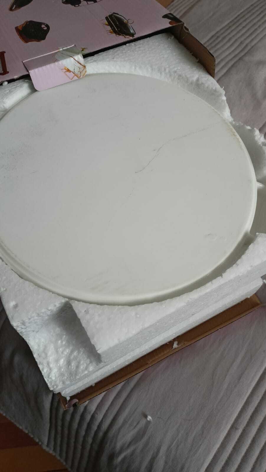 Фотография покупателя товара Блюдо керамическое с крышкой-клош для десертов Valencia, 28×25×17 см, цвет белый - Фото 8