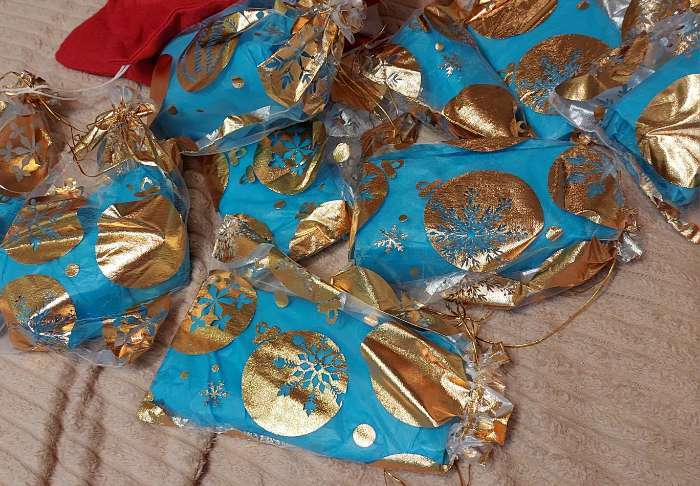 Фотография покупателя товара Бумага тишью, голубая, 50×66 см - Фото 5