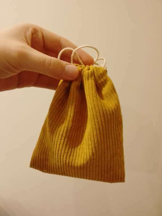 Фотография покупателя товара Косметичка - мешок с завязками, цвет коричневый - Фото 2