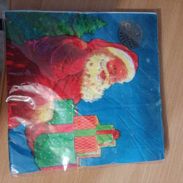 Фотография покупателя товара Салфетки бумажные «Ёлочка», 33х33 см, набор 20 шт. - Фото 1