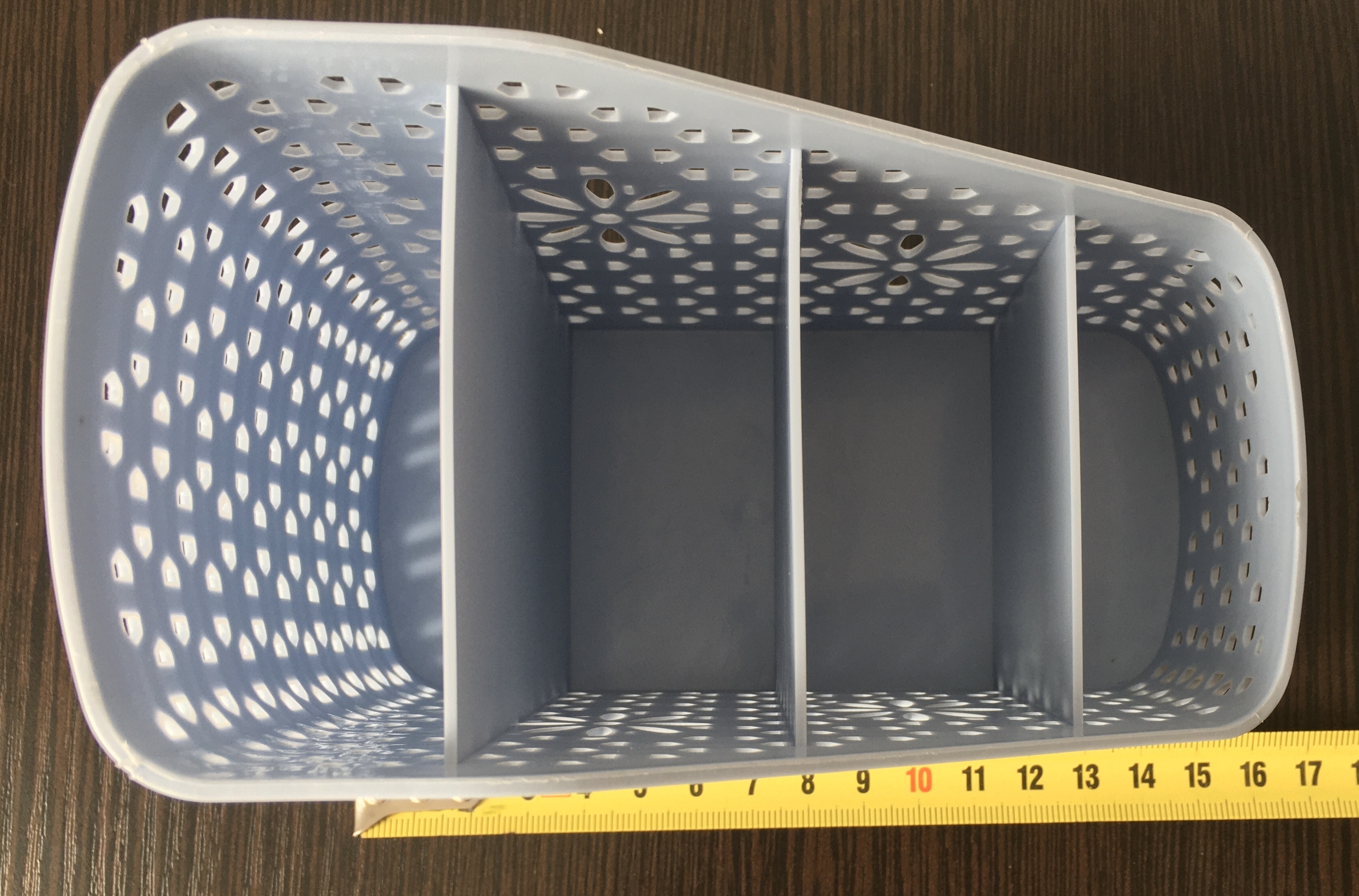 Фотография покупателя товара Подставка для столовых приборов «Влюбленность», 4 ячейки, 17×8×12,5 см, цвет МИКС - Фото 4