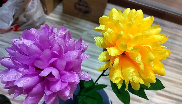 Фотография покупателя товара Цветы искусственные "Пион" d-14 см 55 см, микс