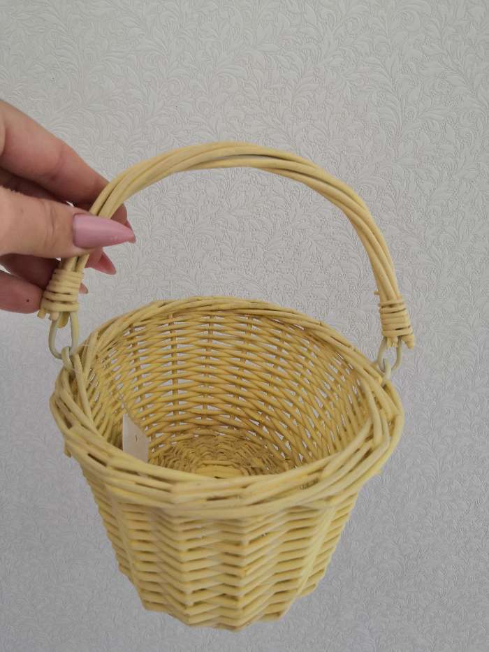 Фотография покупателя товара Корзина плетёная, сиреневая, 18×15×9 см, ива - Фото 3