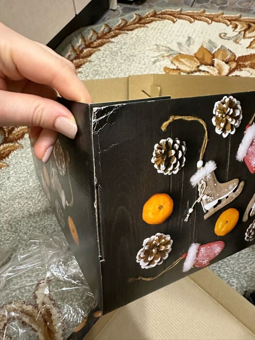 Фотография покупателя товара Складная коробка "Рождественское настроение", 31,2 х 25,6 х 16,1 см - Фото 7