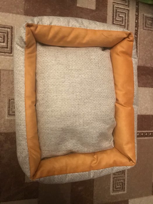 Фотография покупателя товара Лежанка-диван с двусторонней подушкой, 53 х 42 х 11 см, микс цветов - Фото 15
