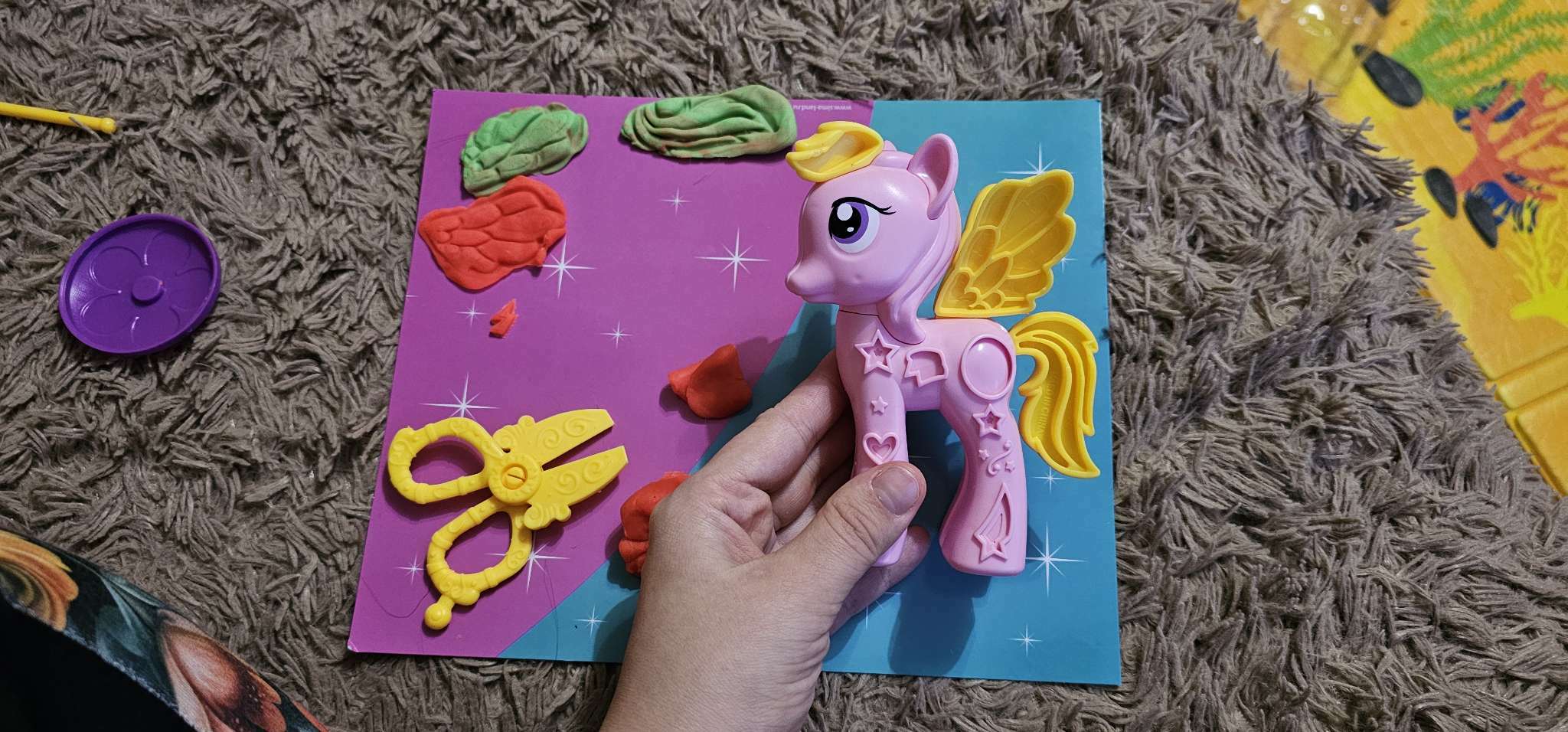 Фотография покупателя товара Набор для игры с пластилином «Пони», цвета МИКС