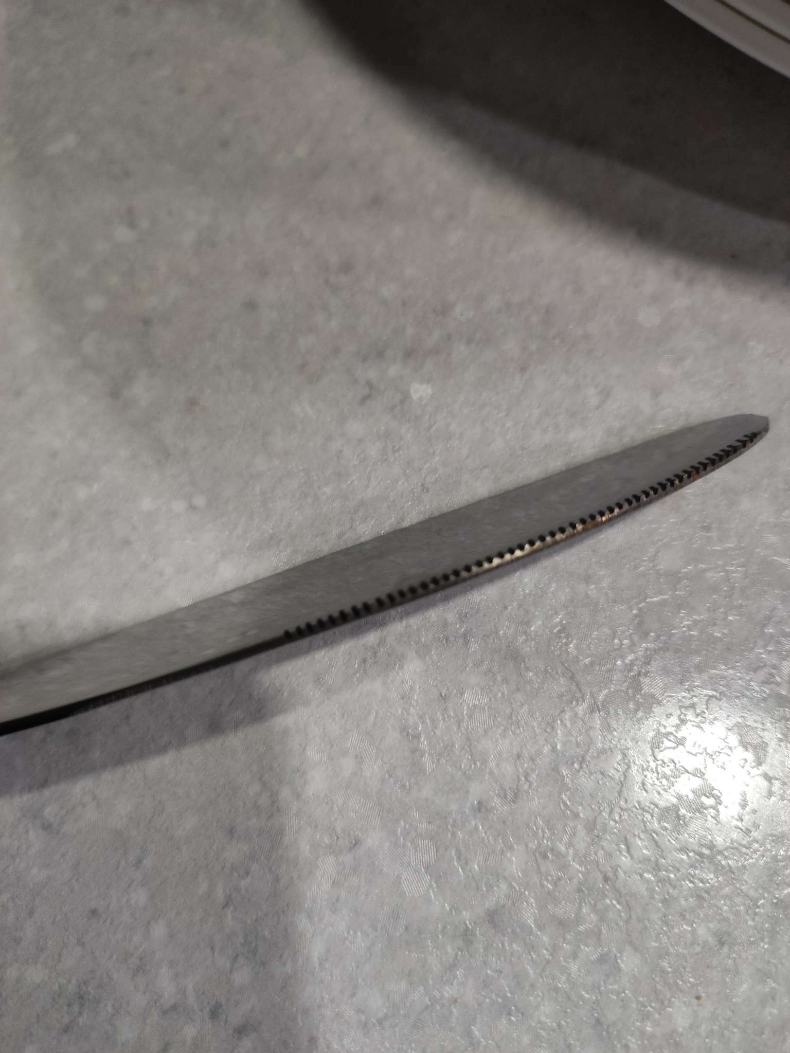 Фотография покупателя товара Нож столовый Regent inox Linea О2, нержавеющая сталь 2 предмета - Фото 1