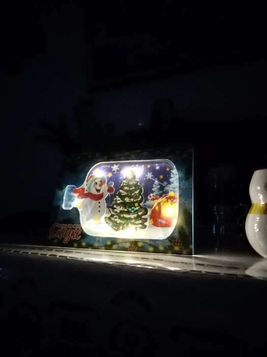 Фотография покупателя товара Набор для творчества «Ночник своими руками», снеговик - Фото 1