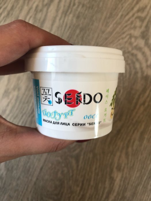 Фотография покупателя товара Маска-йогурт для лица Sendo "Овес", 100 мл - Фото 1