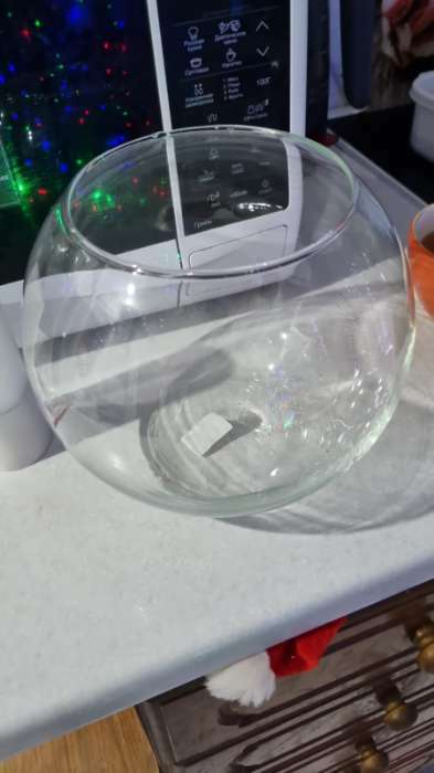 Фотография покупателя товара Ваза «Шаровая», 5 л, d=14 см, 22×19 см, стекло, прозрачная - Фото 8