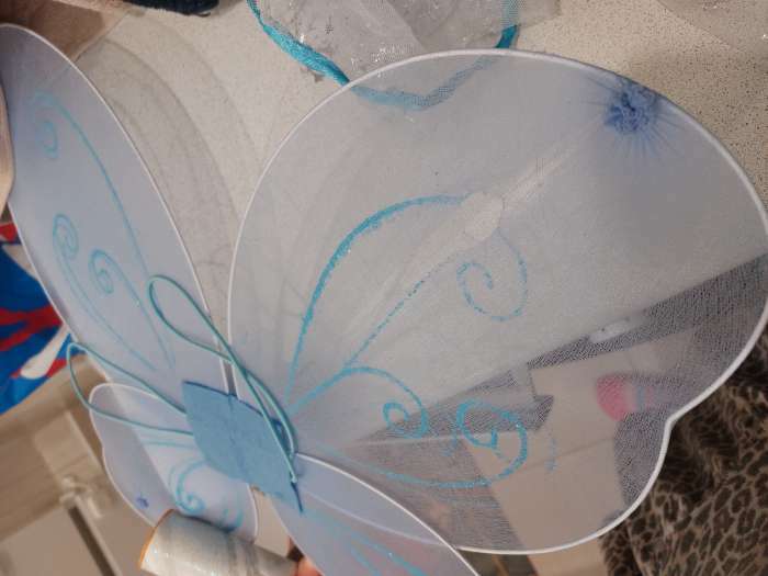 Фотография покупателя товара Карнавальные крылья «Фея», для детей, цвет голубой