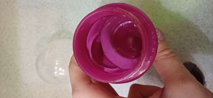 Фотография покупателя товара Бутылочка для кормления, Natural, 260 мл., +6мес., широкое горло 50 мм, цвет розовый