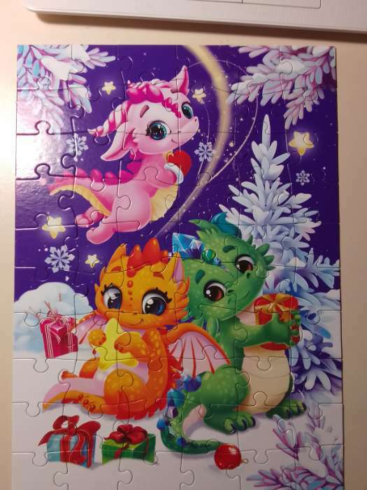 Фотография покупателя товара Пазл «Змейки», 60 деталей - Фото 4