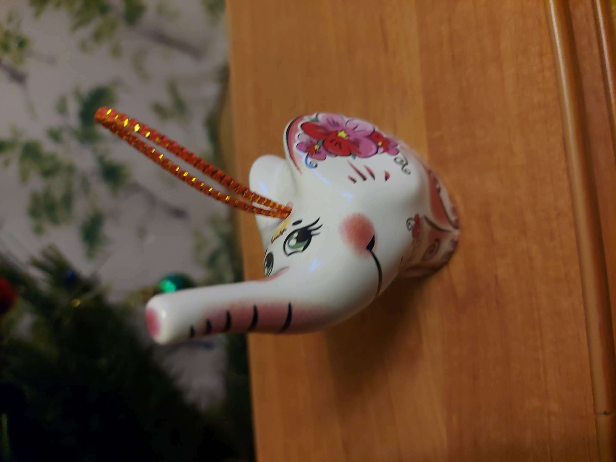 Фотография покупателя товара Сувенирный колокольчик "Слоник. Выше нос", 10 см, микс - Фото 1