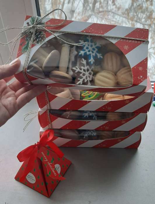 Фотография покупателя товара Коробка складная «Новый год», 20 x 10 x 5 см, Новый год - Фото 2