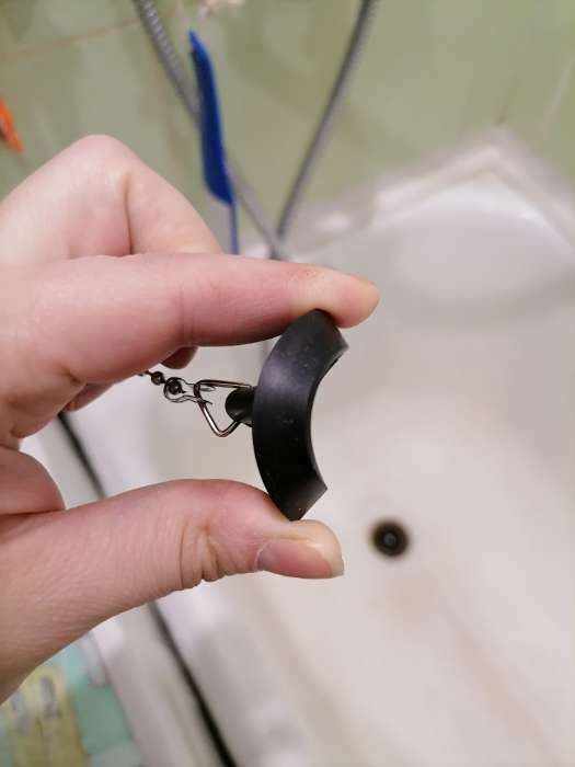 Фотография покупателя товара Пробка для ванны с игрушкой Доляна «Единорог», (диаметр верха 5,1 см, низа 4,6 см), цвет белый - Фото 4