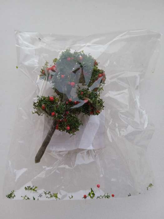 Фотография покупателя товара Искусственное растение для творчества пластик "Яблоня" 7 см