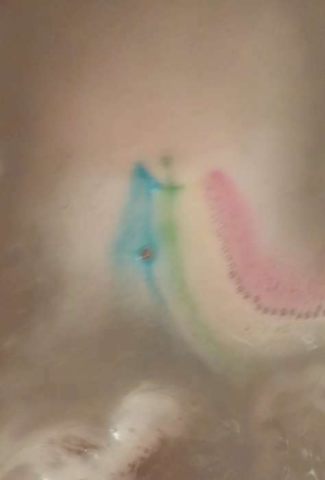 Фотография покупателя товара Бомбочка для ванн "волшебное облако радуга", 150 г - Фото 6