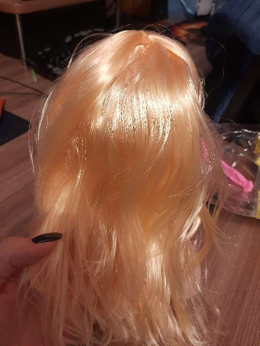 Фотография покупателя товара Кукла манекен для создания причёски «Маргарита», с аксессуарами - Фото 2