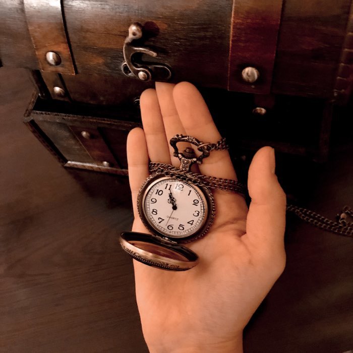 Фотография покупателя товара Часы карманные "Бронзовый каркас", кварцевые, на цепочке 80 см, d-4.5 см - Фото 4