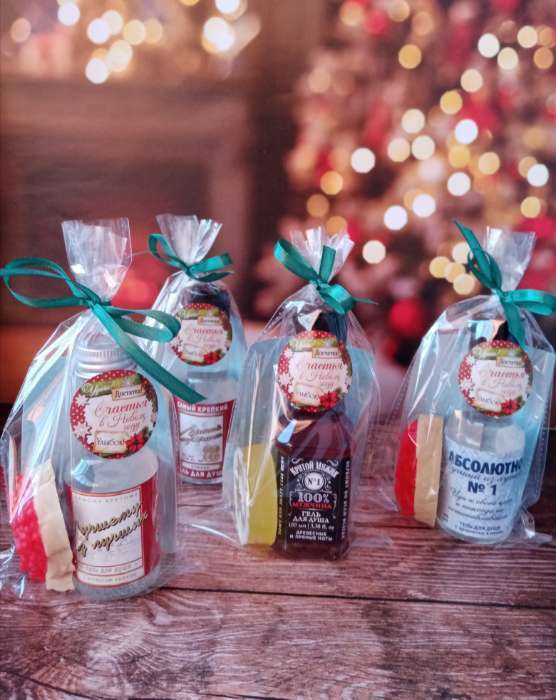 Фотография покупателя товара Гель для душа во флаконе виски «На удачу», 100 мл, аромат пряного виски - Фото 10