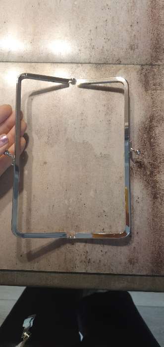 Фотография покупателя товара Фермуар «Прямоугольник», 20 см, цвет бронзовый - Фото 3
