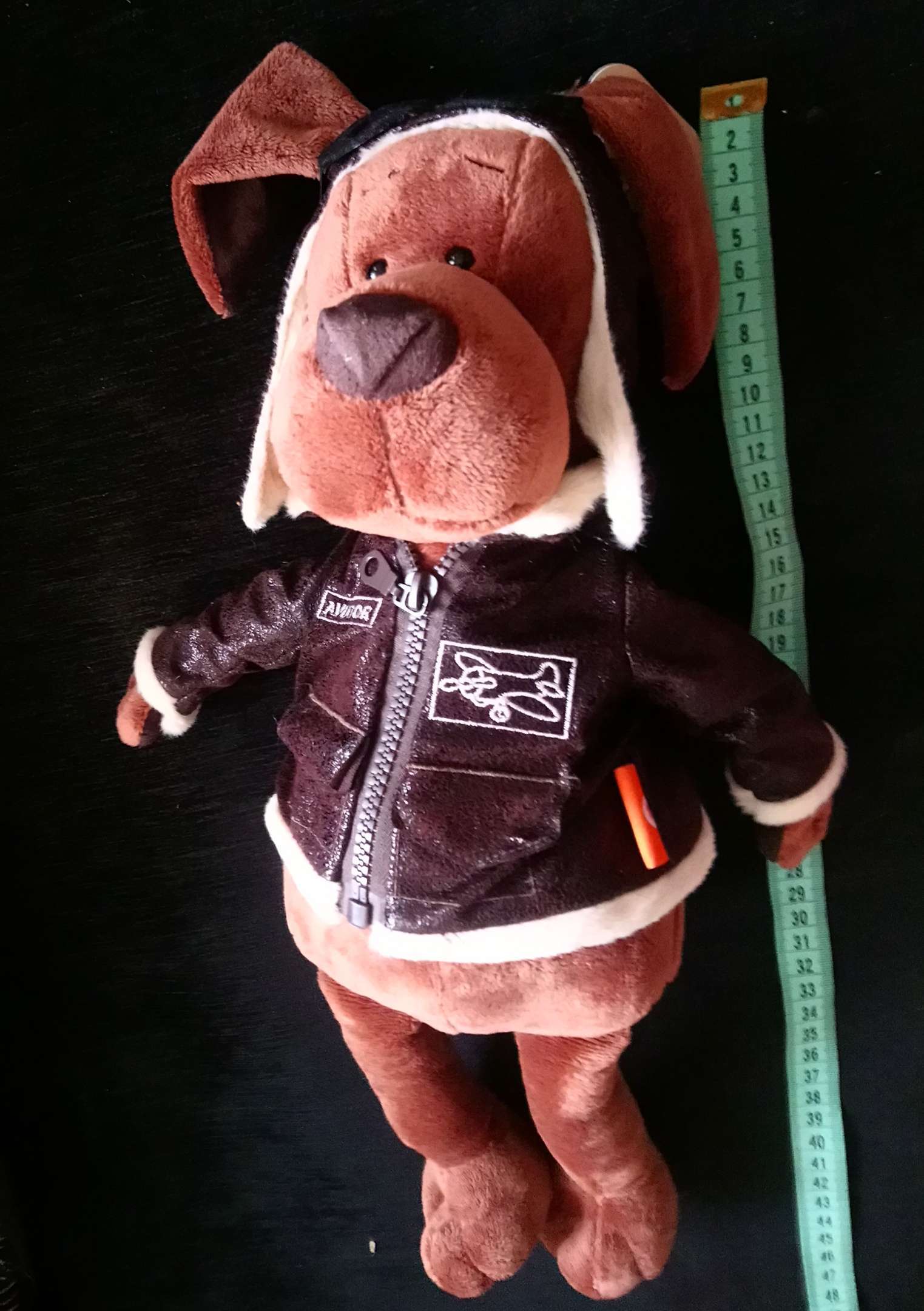 Фотография покупателя товара Мягкая игрушка «Пёс Барбоська Авиатор», 30 см - Фото 2