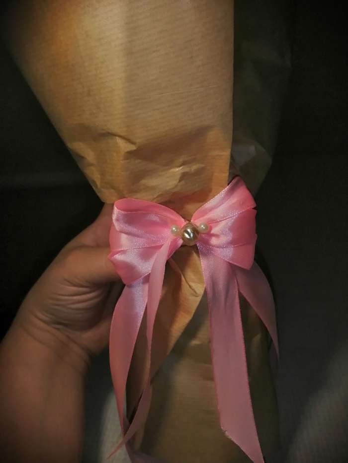 Фотография покупателя товара Набор атласных лент, 5 шт, размер 1 ленты: 20 мм × 23 ± 1 м, цвет розовый спектр - Фото 6