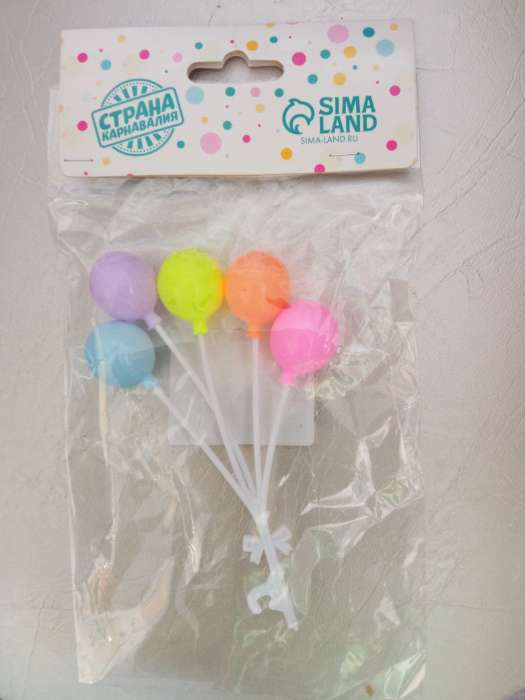 Фотография покупателя товара Топпер «Воздушные шары»